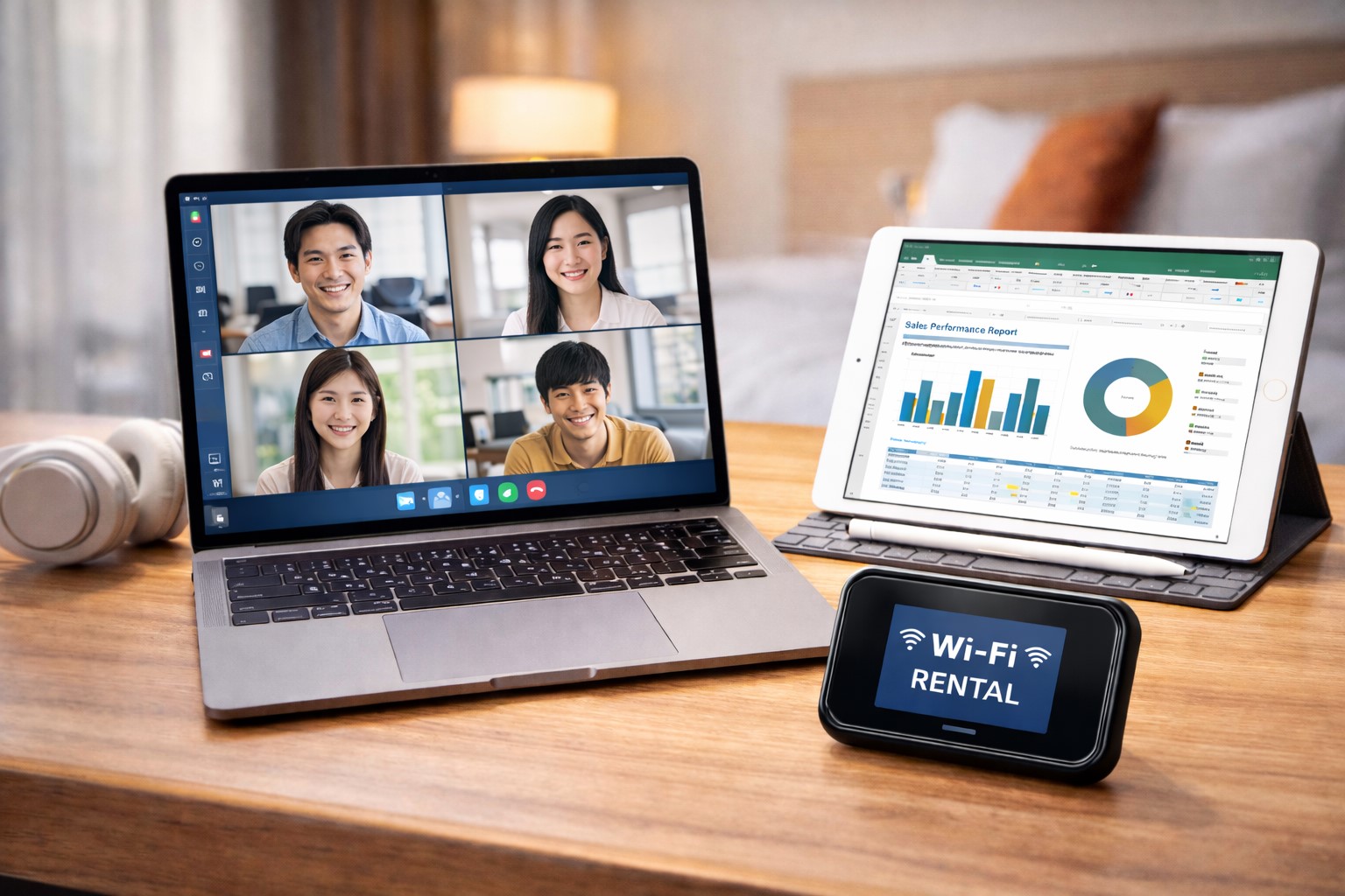 ノートPCやタブレットならレンタルWi-Fi一択