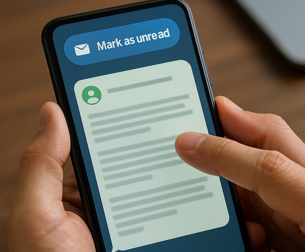 Androidで長文を未読にする方法