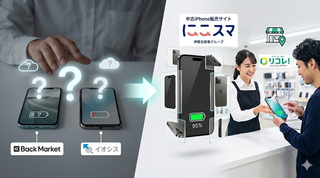 現物画像やバッテリー表示の不安を解消するには