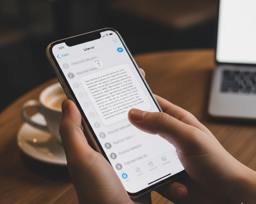 長押し未読でスクロールは可能か