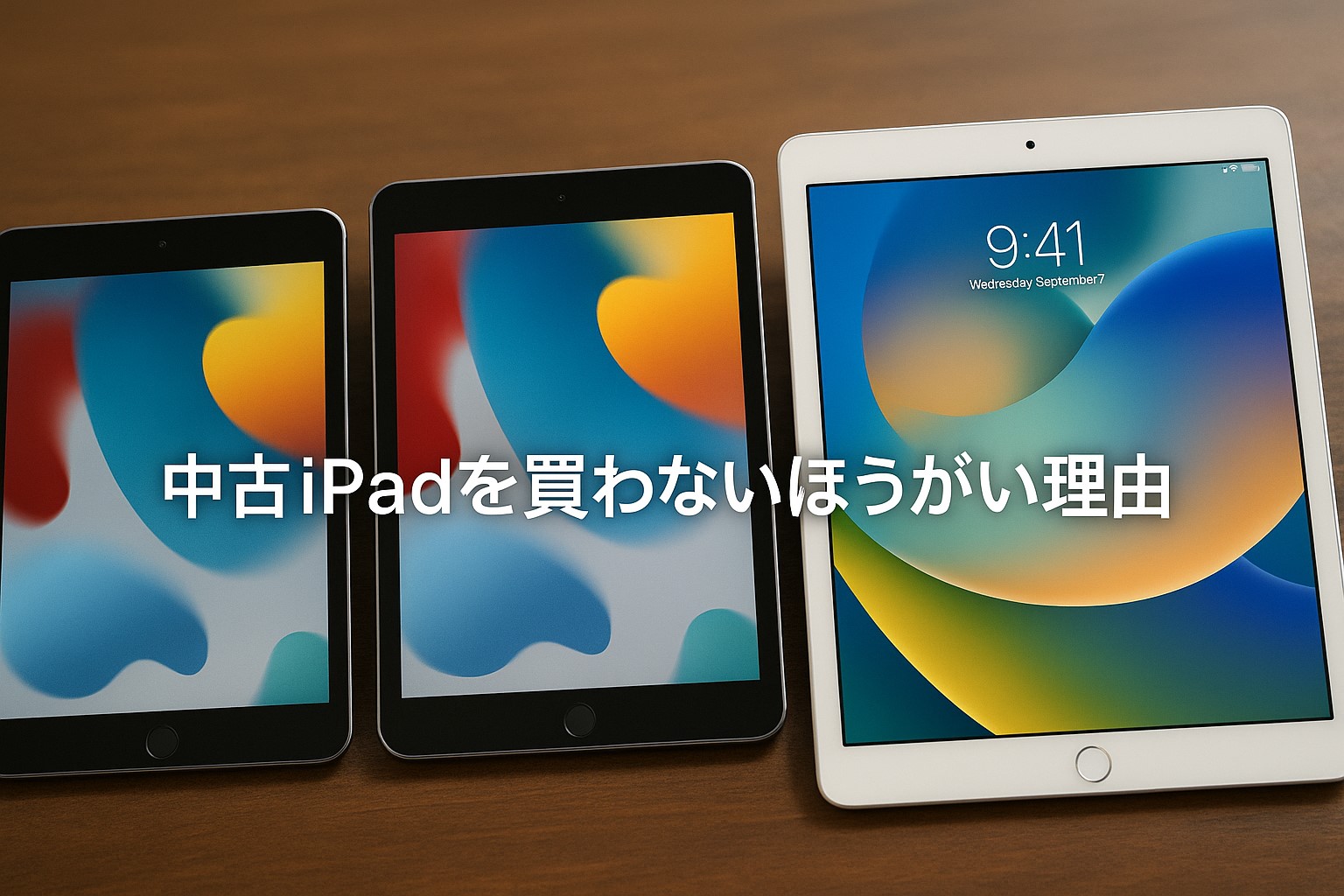 中古iPadを買わないほうがいい理由