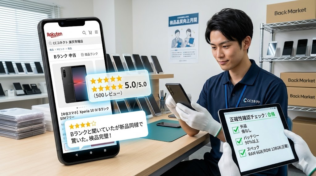 ECモールの評価から見る品質の正確性